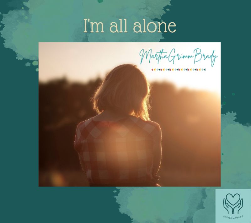 Photo of woman alone at the end of the day.