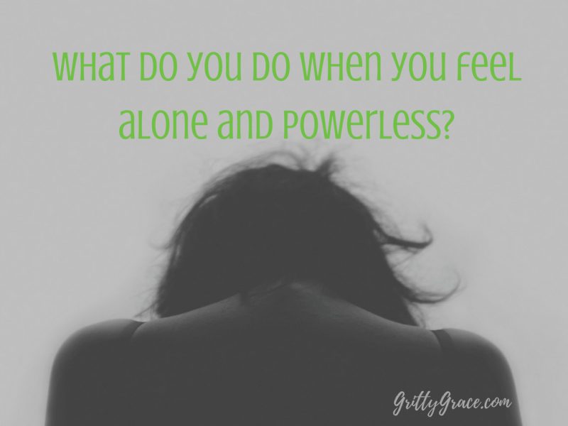 alone, powerless