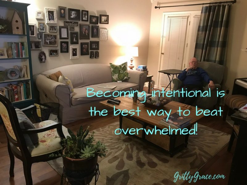 intentional, overwhelmed